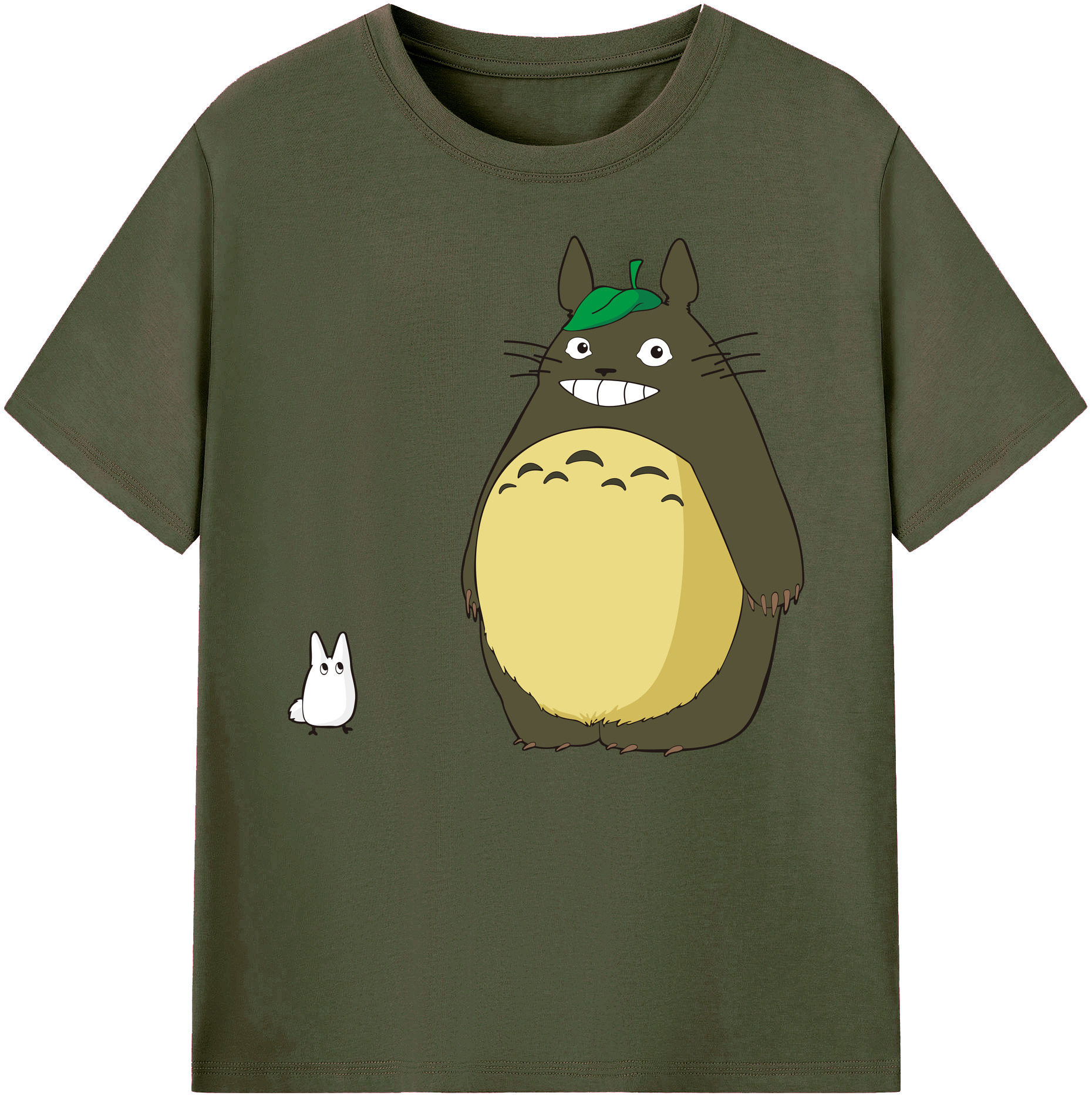 （画像用） となりのトトロ 草壁メイ 草壁サツキ My Neighbor Totoro Satsuki Kusakabe Mei Kusakabe 綿100％ メンズ半袖Tシャツ｜肌触りやわらか＆通気性